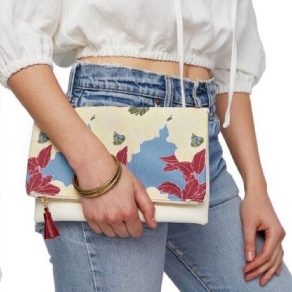 Rachel Pally Reversible Fold-Over Clutch – Minimalist Chic, Designer Evening Bag